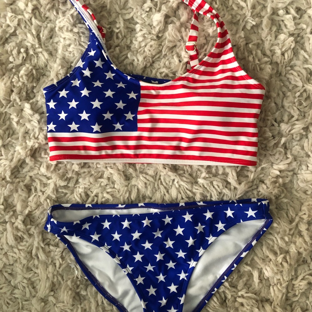 American flag bikini